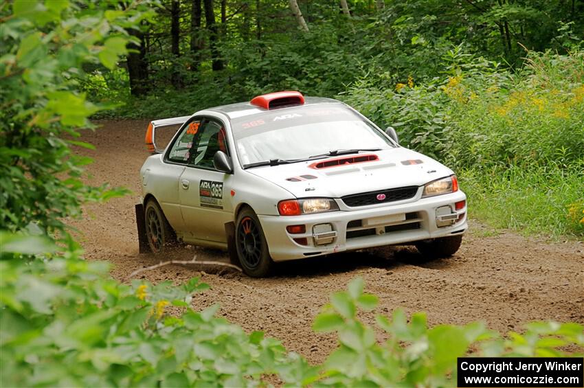 Richard Donovan / Greg Donovan Subaru Impreza on SS1, Crossroads I.