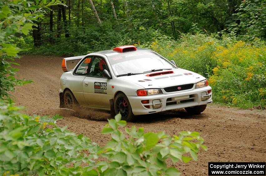 Richard Donovan / Greg Donovan Subaru Impreza on SS1, Crossroads I.