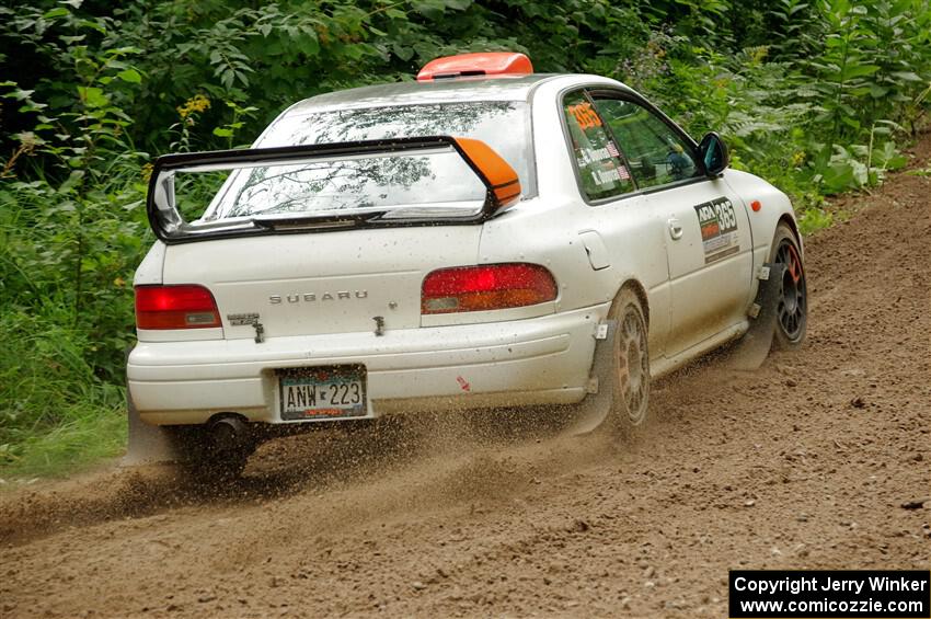 Richard Donovan / Greg Donovan Subaru Impreza on SS1, Crossroads I.