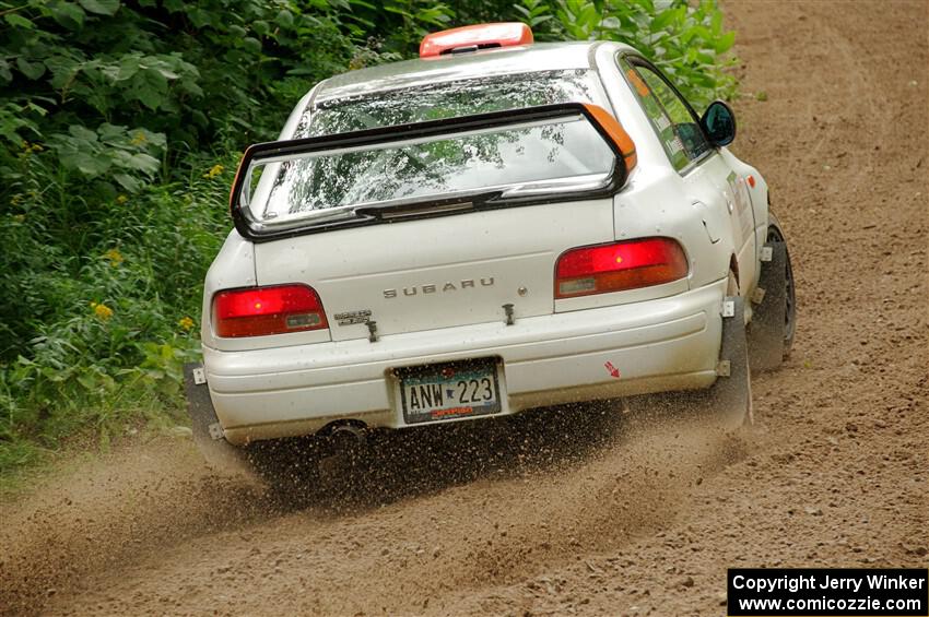 Richard Donovan / Greg Donovan Subaru Impreza on SS1, Crossroads I.