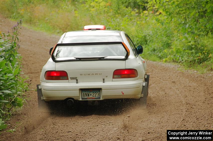 Richard Donovan / Greg Donovan Subaru Impreza on SS1, Crossroads I.