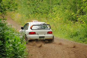 Richard Donovan / Greg Donovan Subaru Impreza on SS1, Crossroads I.