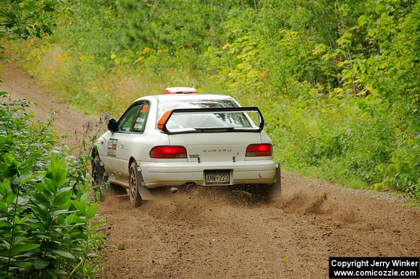 Richard Donovan / Greg Donovan Subaru Impreza on SS1, Crossroads I.