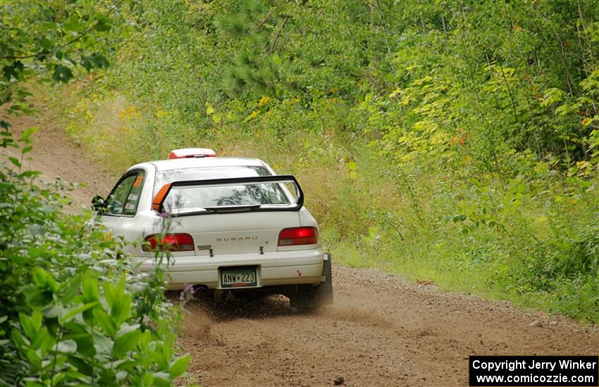 Richard Donovan / Greg Donovan Subaru Impreza on SS1, Crossroads I.