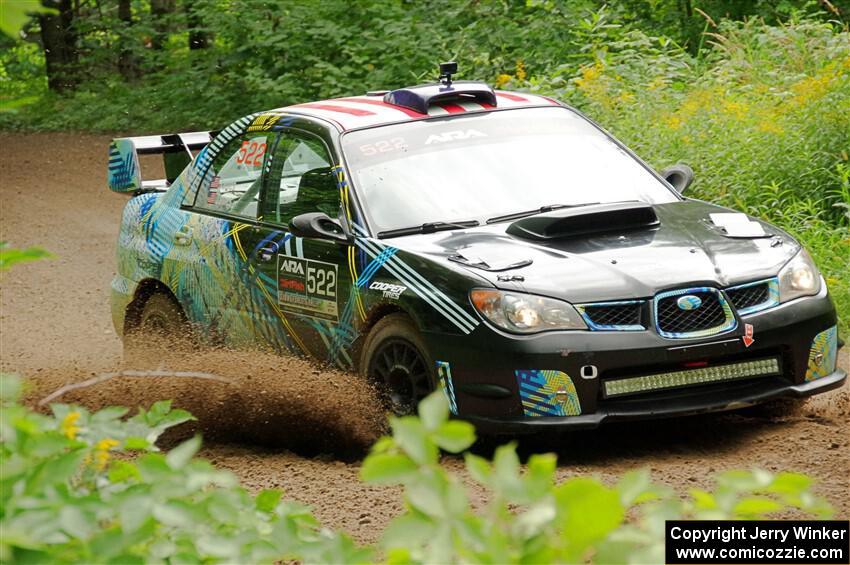 Matt James / Jackie James Subaru Impreza on SS1, Crossroads I.