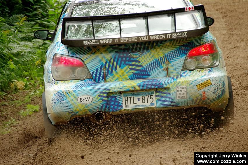 Matt James / Jackie James Subaru Impreza on SS1, Crossroads I.