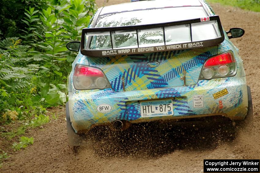 Matt James / Jackie James Subaru Impreza on SS1, Crossroads I.