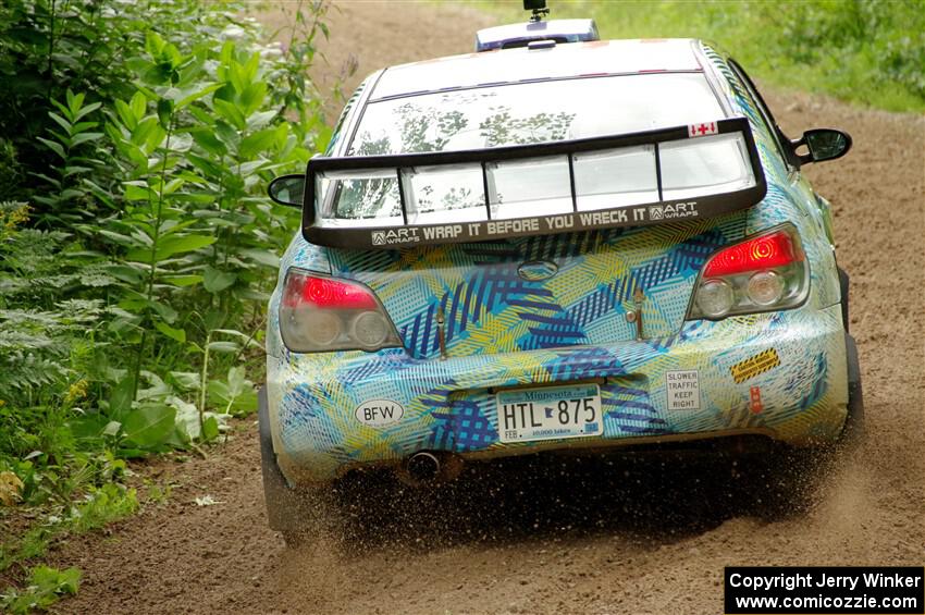 Matt James / Jackie James Subaru Impreza on SS1, Crossroads I.