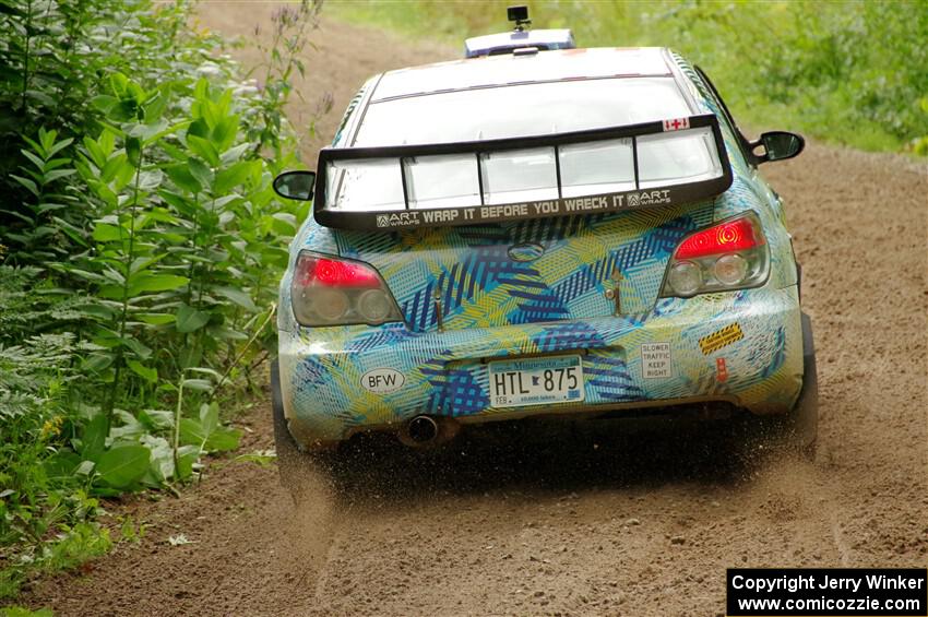 Matt James / Jackie James Subaru Impreza on SS1, Crossroads I.