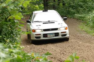 Jack Nelson / Isaac Zink Subaru Impreza on SS1, Crossroads I.