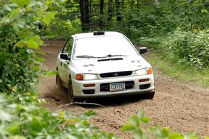 Jack Nelson / Isaac Zink Subaru Impreza on SS1, Crossroads I.