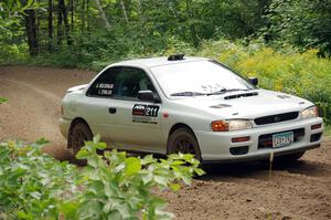 Jack Nelson / Isaac Zink Subaru Impreza on SS1, Crossroads I.