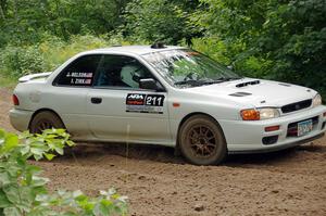 Jack Nelson / Isaac Zink Subaru Impreza on SS1, Crossroads I.