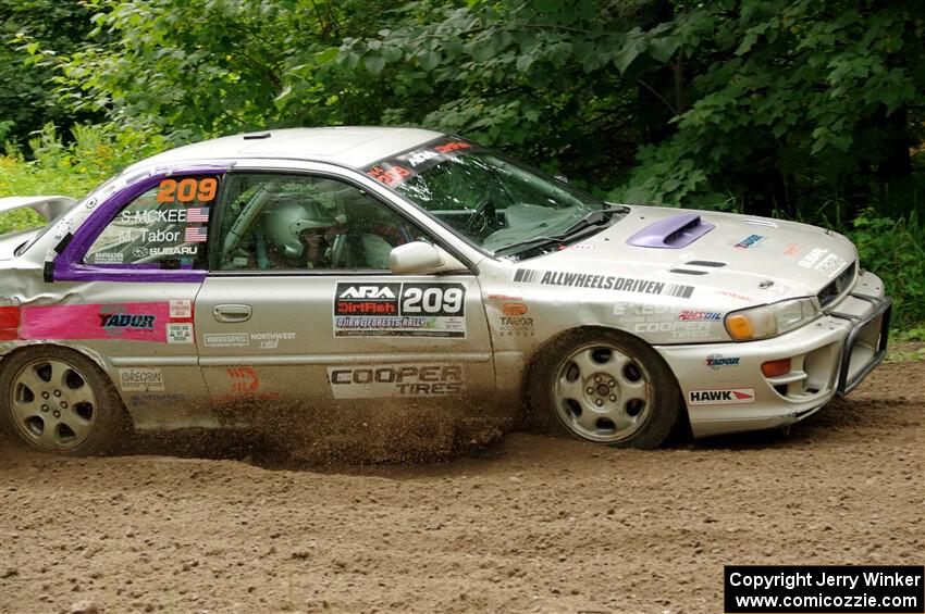 Madelyn Tabor / Sophia McKee Subaru Impreza 2.5RS on SS1, Crossroads I.