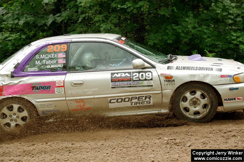 Madelyn Tabor / Sophia McKee Subaru Impreza 2.5RS on SS1, Crossroads I.