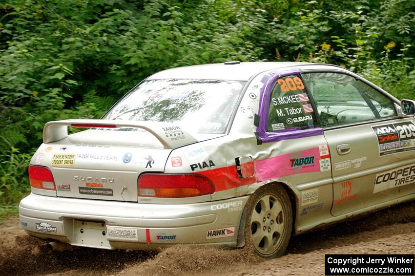 Madelyn Tabor / Sophia McKee Subaru Impreza 2.5RS on SS1, Crossroads I.