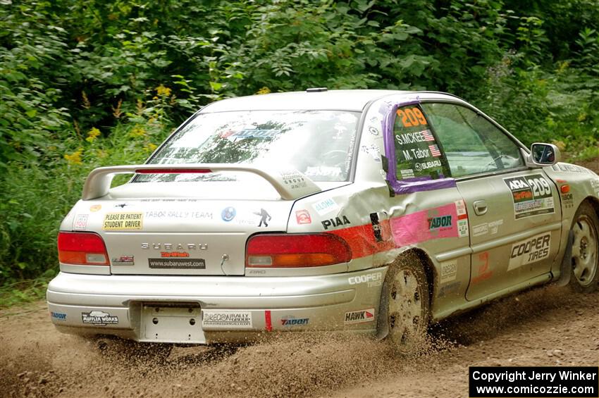 Madelyn Tabor / Sophia McKee Subaru Impreza 2.5RS on SS1, Crossroads I.