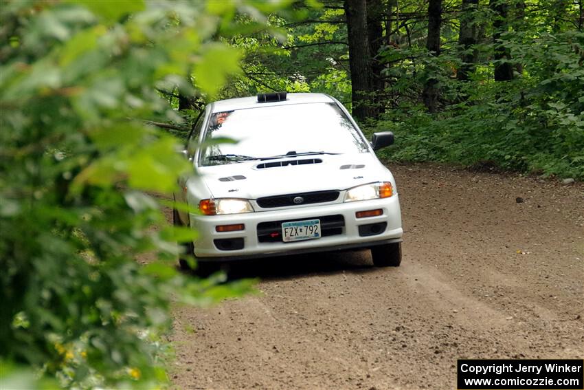 Jack Nelson / Isaac Zink Subaru Impreza on SS1, Crossroads I.