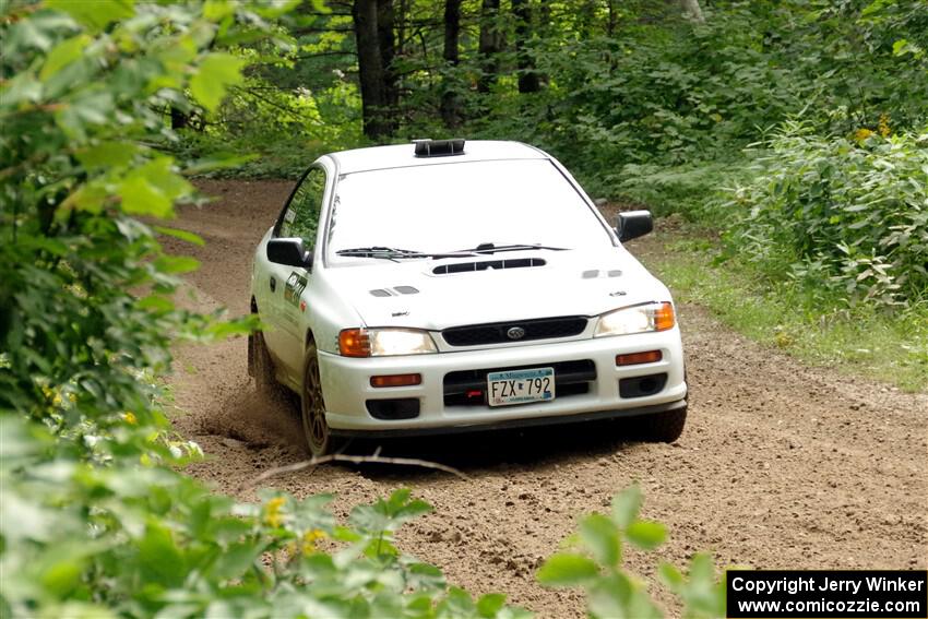 Jack Nelson / Isaac Zink Subaru Impreza on SS1, Crossroads I.