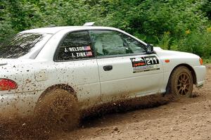 Jack Nelson / Isaac Zink Subaru Impreza on SS1, Crossroads I.