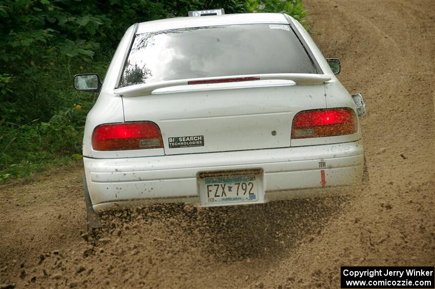 Jack Nelson / Isaac Zink Subaru Impreza on SS1, Crossroads I.