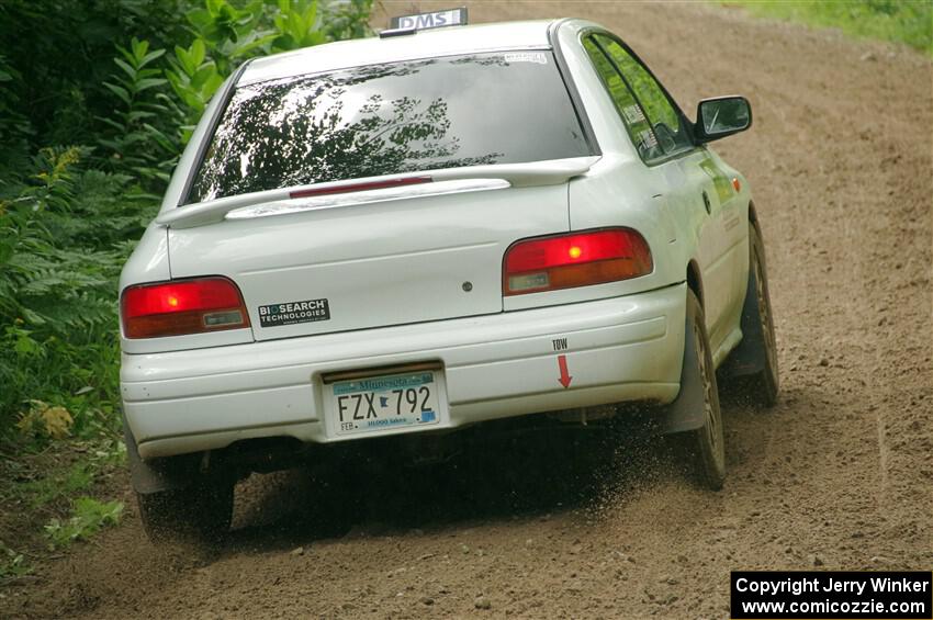 Jack Nelson / Isaac Zink Subaru Impreza on SS1, Crossroads I.