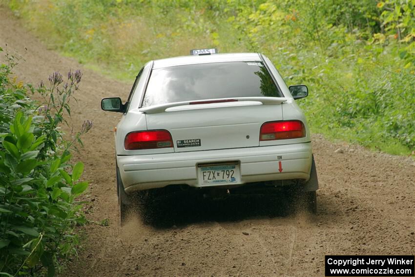 Jack Nelson / Isaac Zink Subaru Impreza on SS1, Crossroads I.