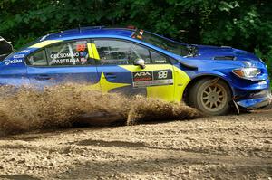 Travis Pastrana / Rhianon Gelsomino Subaru WRX STi on SS5, Crossroads II.