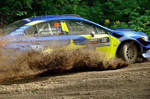 Travis Pastrana / Rhianon Gelsomino Subaru WRX STi on SS5, Crossroads II.