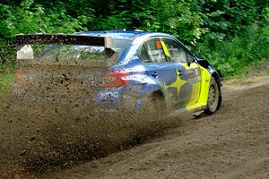 Travis Pastrana / Rhianon Gelsomino Subaru WRX STi on SS5, Crossroads II.