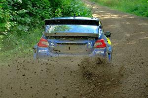 Travis Pastrana / Rhianon Gelsomino Subaru WRX STi on SS5, Crossroads II.