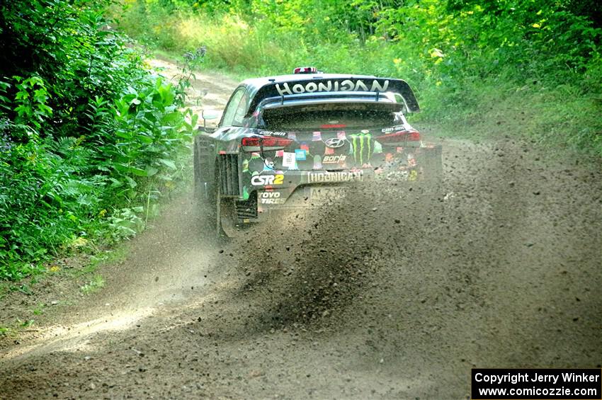 Ken Block / Alex Gelsomino Hyundai i20 WRC on SS5, Crossroads II.