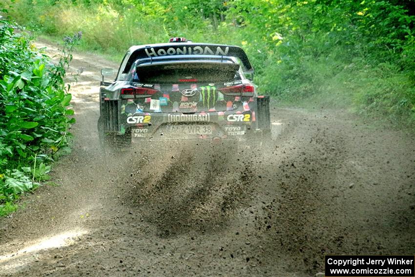 Ken Block / Alex Gelsomino Hyundai i20 WRC on SS5, Crossroads II.