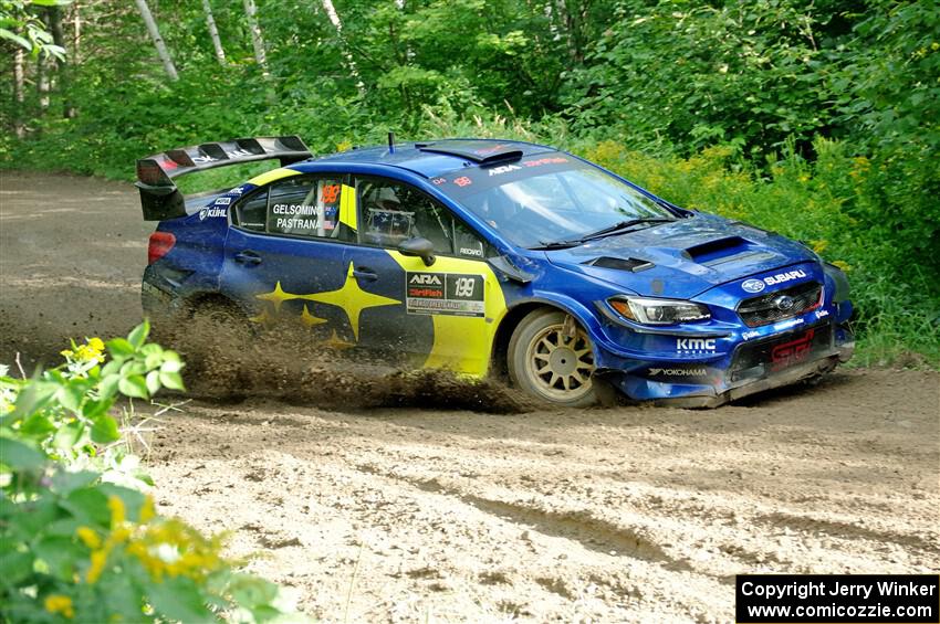 Travis Pastrana / Rhianon Gelsomino Subaru WRX STi on SS5, Crossroads II.