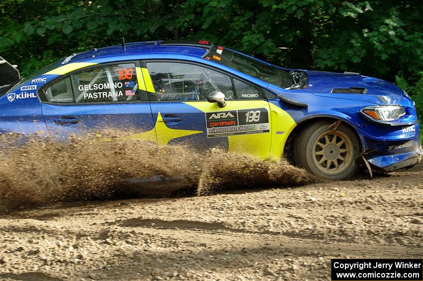 Travis Pastrana / Rhianon Gelsomino Subaru WRX STi on SS5, Crossroads II.