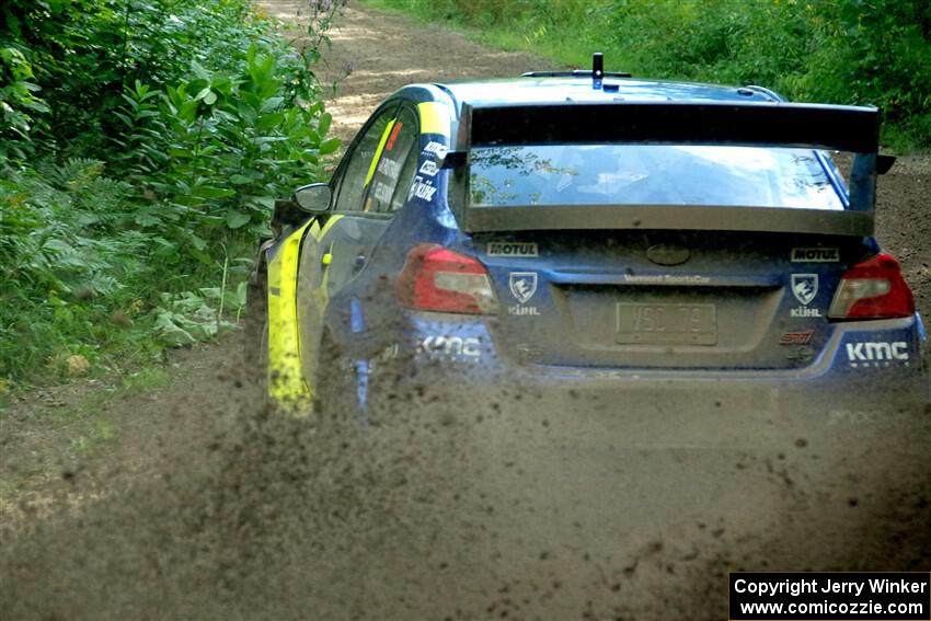 Travis Pastrana / Rhianon Gelsomino Subaru WRX STi on SS5, Crossroads II.