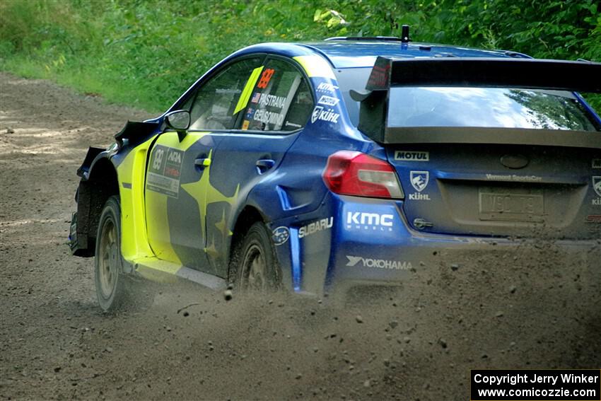 Travis Pastrana / Rhianon Gelsomino Subaru WRX STi on SS5, Crossroads II.