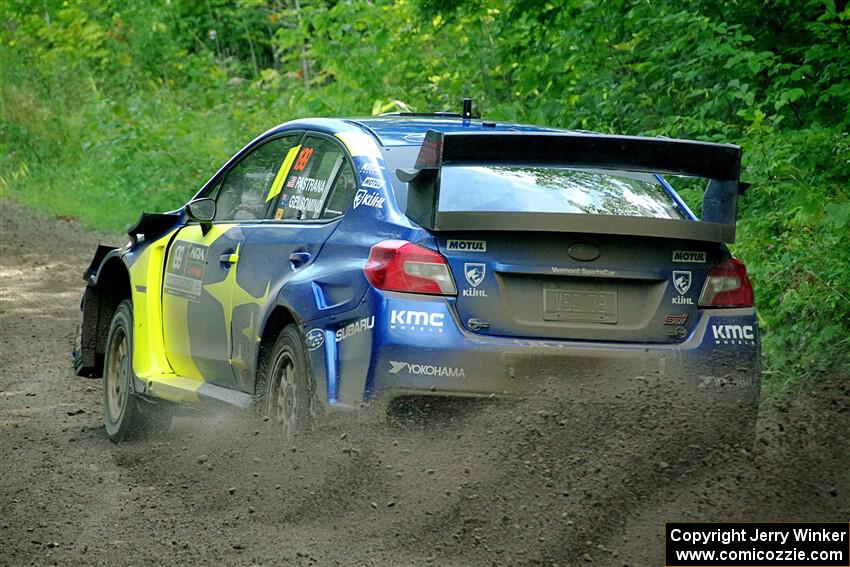 Travis Pastrana / Rhianon Gelsomino Subaru WRX STi on SS5, Crossroads II.