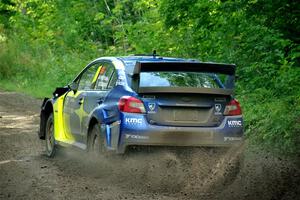 Travis Pastrana / Rhianon Gelsomino Subaru WRX STi on SS5, Crossroads II.