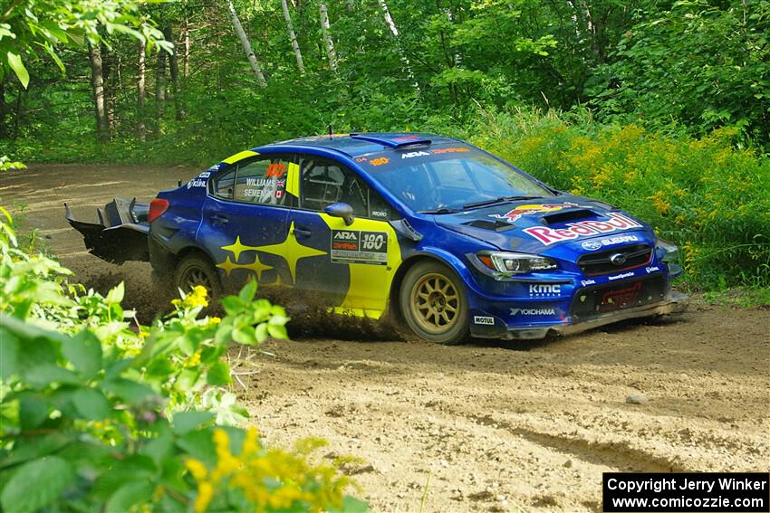 Brandon Semenuk / Keaton Williams Subaru WRX STi on SS5, Crossroads II.