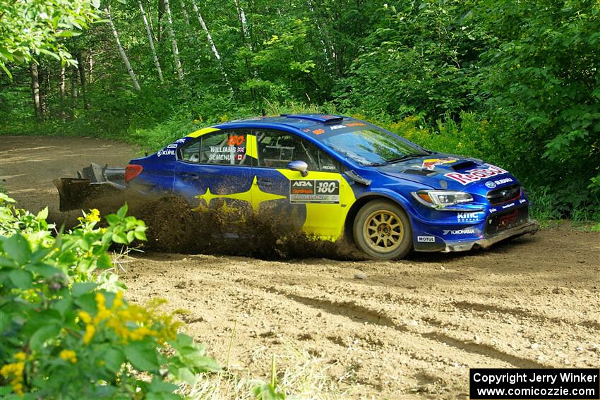 Brandon Semenuk / Keaton Williams Subaru WRX STi on SS5, Crossroads II.