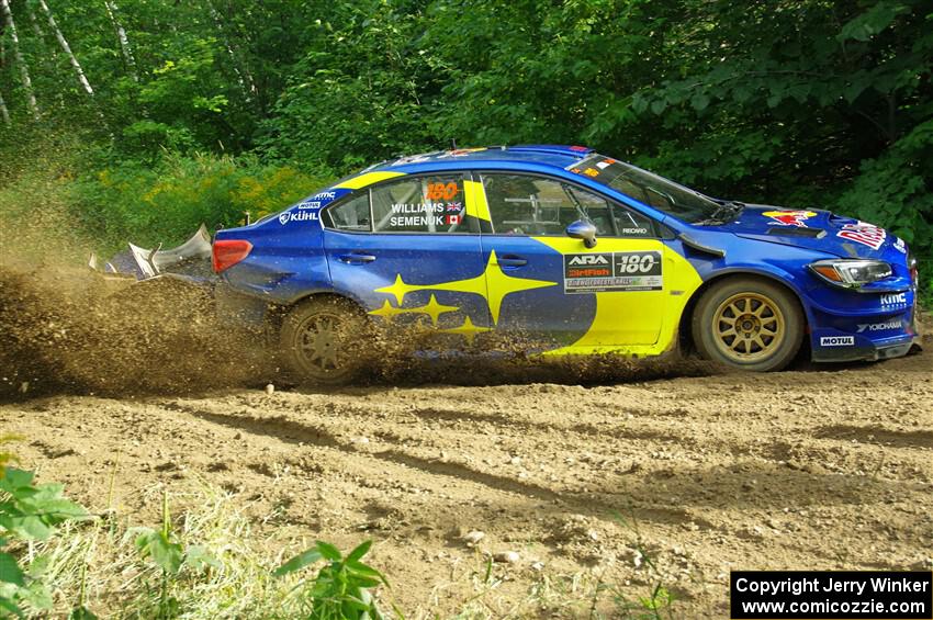 Brandon Semenuk / Keaton Williams Subaru WRX STi on SS5, Crossroads II.