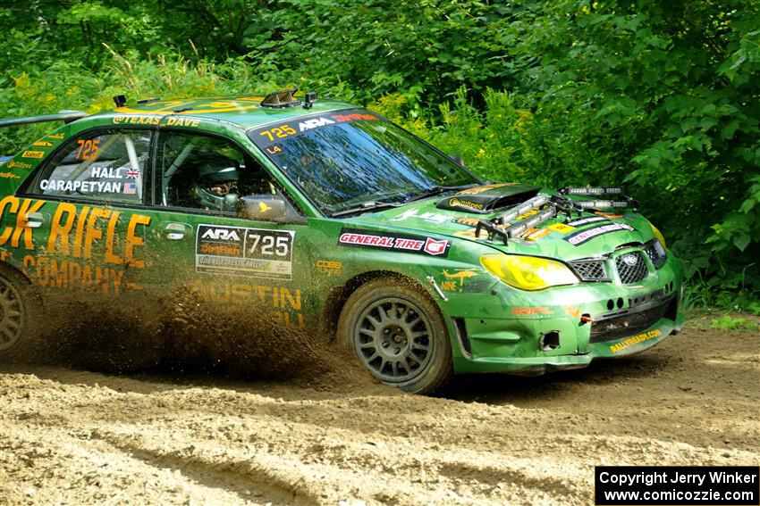 Dave Carapetyan / John Hall Subaru WRX STi on SS5, Crossroads II.