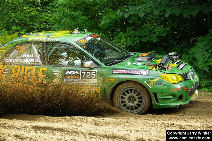 Dave Carapetyan / John Hall Subaru WRX STi on SS5, Crossroads II.