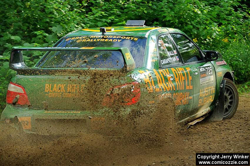 Dave Carapetyan / John Hall Subaru WRX STi on SS5, Crossroads II.