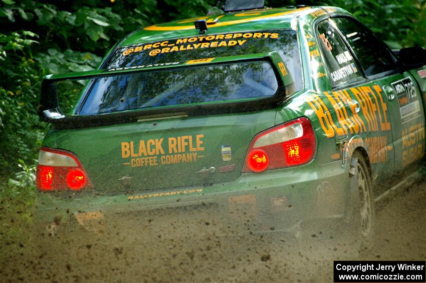 Dave Carapetyan / John Hall Subaru WRX STi on SS5, Crossroads II.