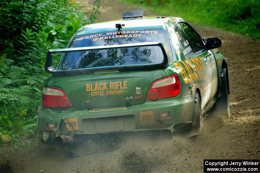 Dave Carapetyan / John Hall Subaru WRX STi on SS5, Crossroads II.