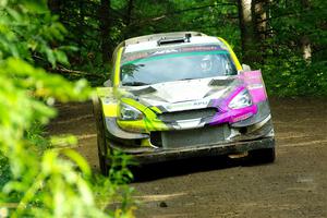 Patrick Gruszka / Florian Barral Mitsubishi Mirage RS on SS5, Crossroads II.