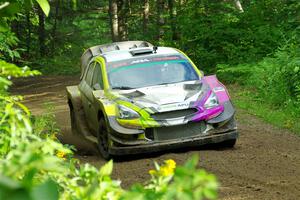 Patrick Gruszka / Florian Barral Mitsubishi Mirage RS on SS5, Crossroads II.