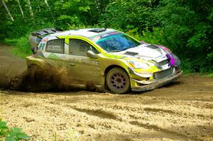 Patrick Gruszka / Florian Barral Mitsubishi Mirage RS on SS5, Crossroads II.